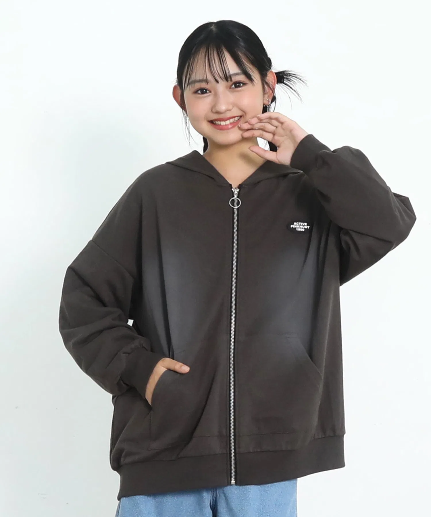 Толстовка на молнии PINKHUNT Big Silhouette 0786K