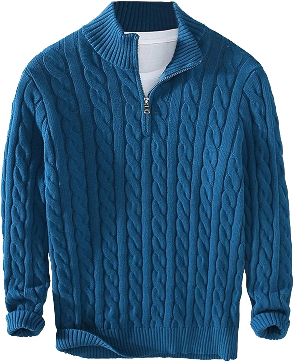 

Мужской стильный вязаный пуловер с высоким воротником Maiyifu-GJ