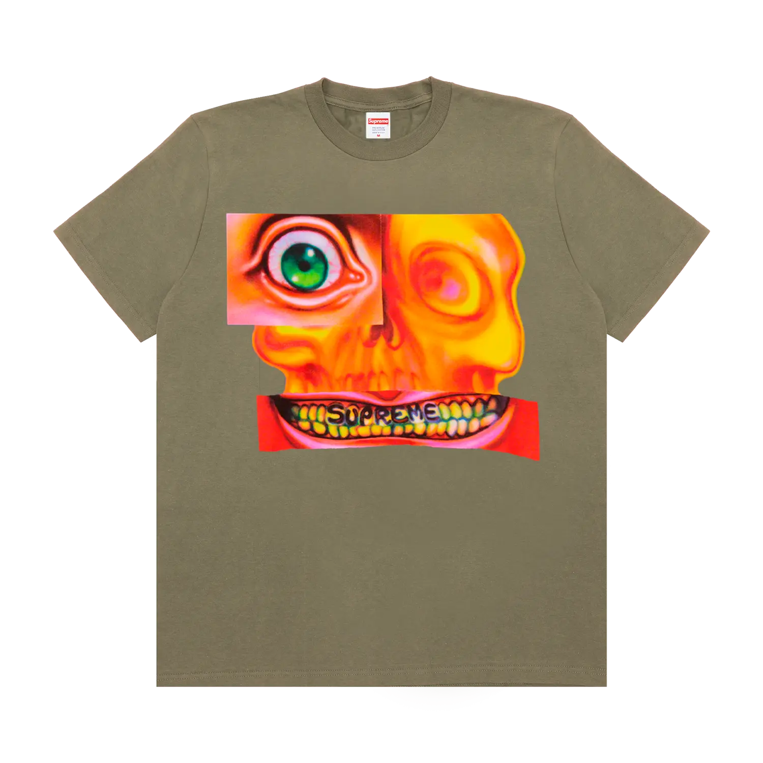 

Футболка Supreme Face Светлая оливковая, Зеленый, Футболка Supreme Face Светлая оливковая