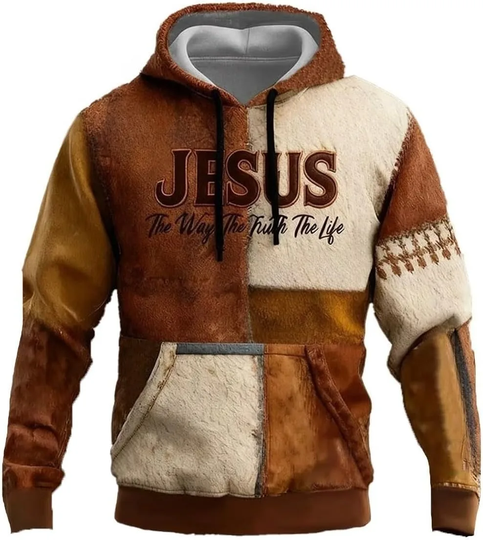 

Мужская худи с принтом Retro Faith на молнии CIVIZILUX