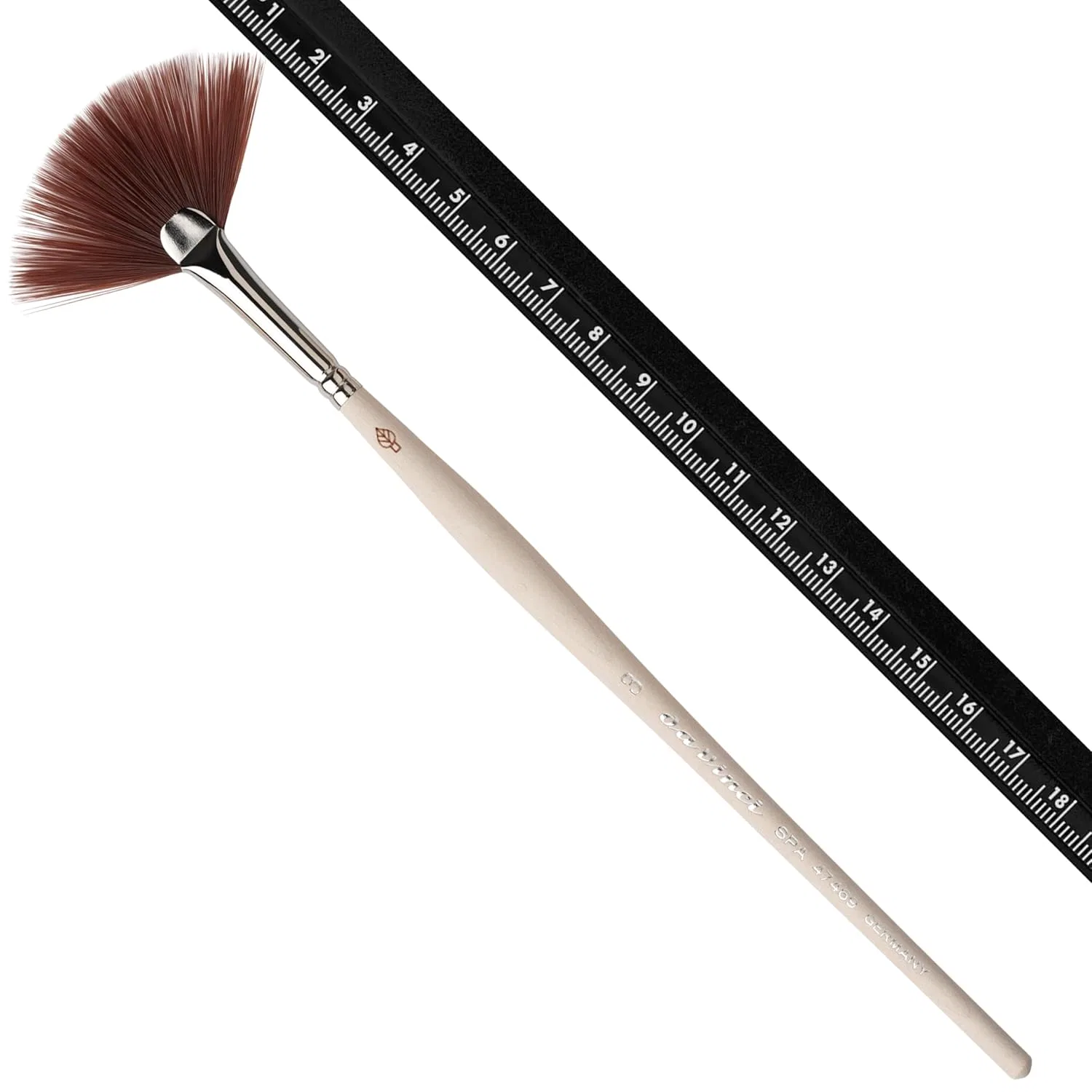 Веерная кисть da Vinci MASK FAN BRUSH для масок и пилингов Da Vinci — фото 3