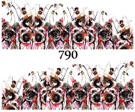 

Водные наклейки для ногтей - №790, Raisin