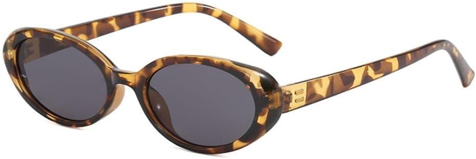 

Овальные солнцезащитные очки для женщин и мужчин с защитой от УФ-излучения UV400, для занятий спортом на открытом воздухе, бега и езды на велосипеде, светло-коричневые LXLHWN, Hawksbill Grey