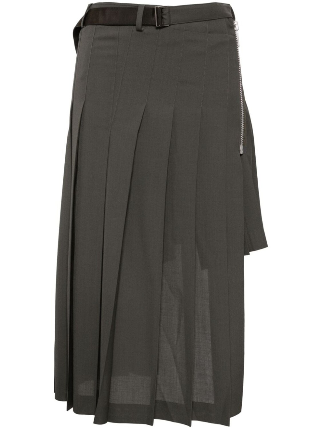 

Sacai юбка асимметричного кроя, зеленый