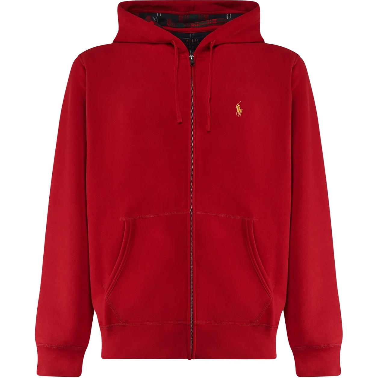 

Толстовка с капюшоном на молнии с мотивом Polo Pony Polo Ralph Lauren, красный