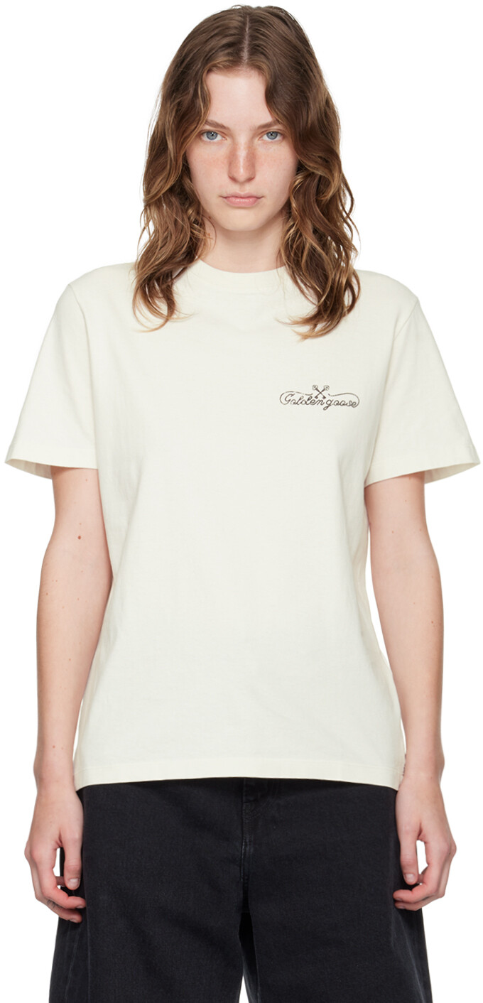 

Футболка с логотипом Off-White Golden Goose