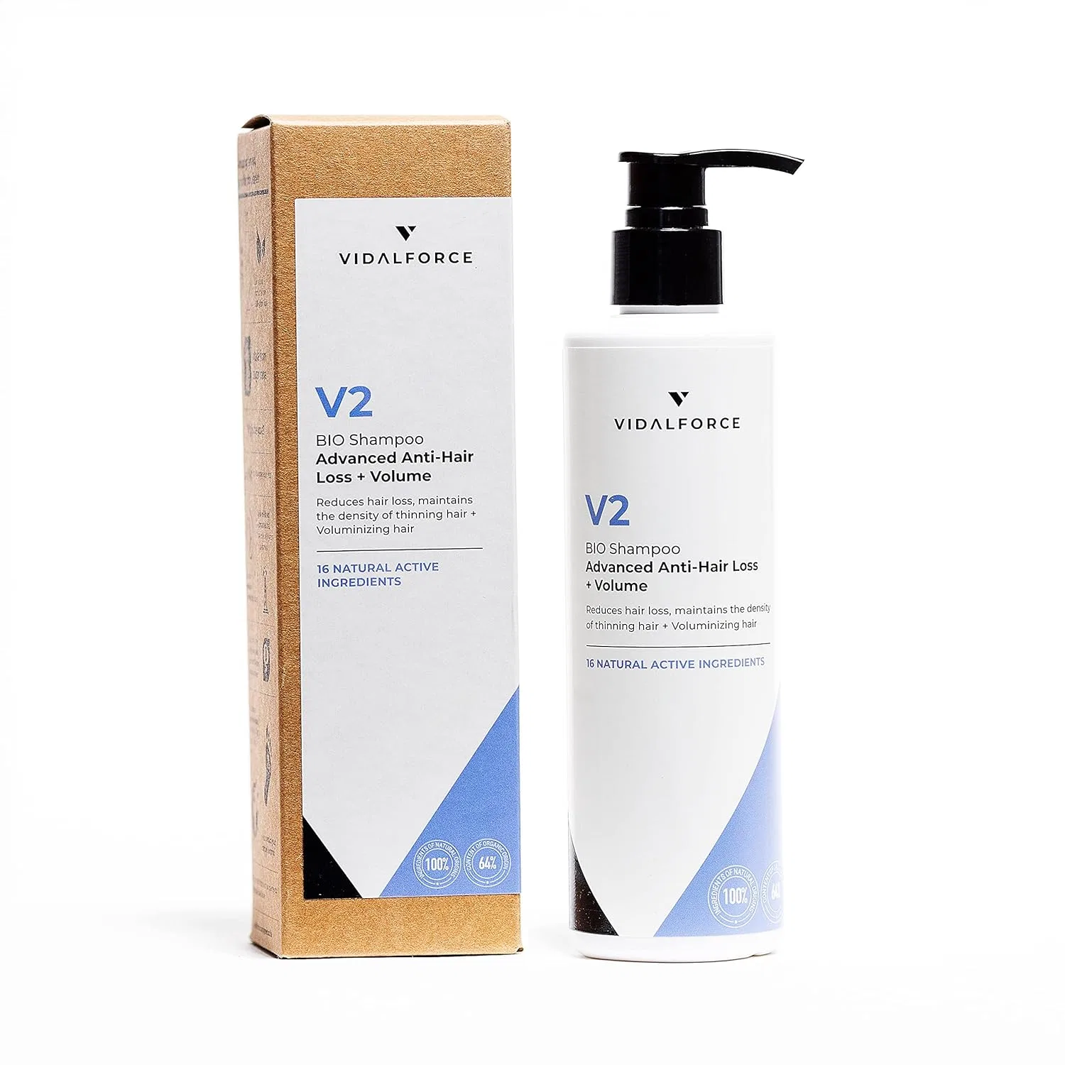 Шампунь VidalForce V2 против выпадения волос 250 мл Vidalforce
