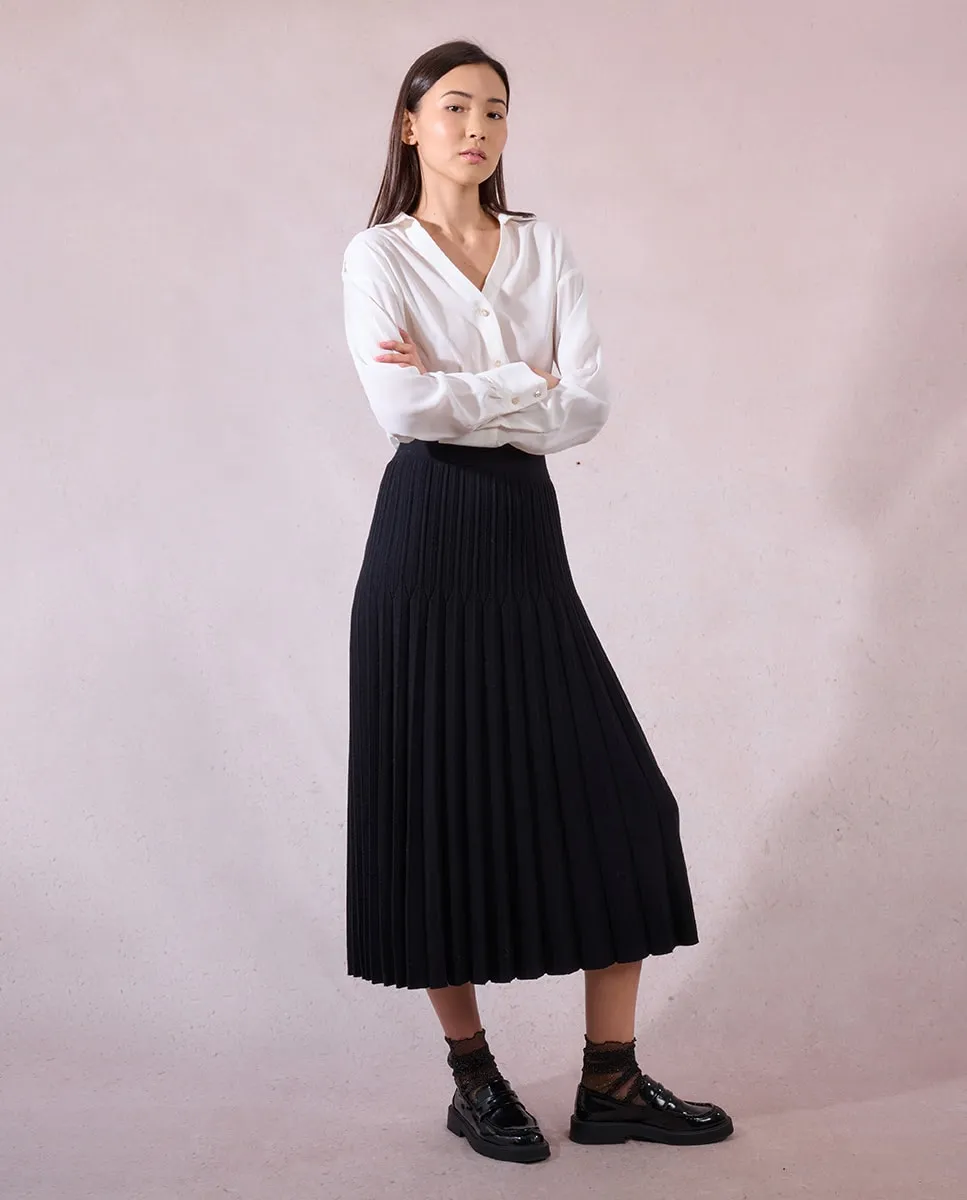 

Длинная плиссированная юбка Molly Bracken, черный