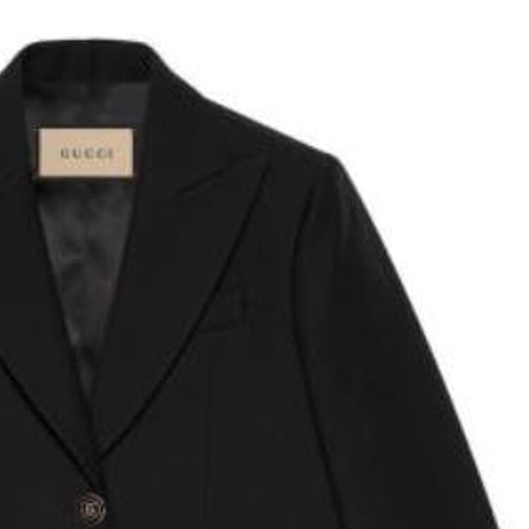 Деловой костюм женский Gucci Классический крой, Элегантный стиль, Черный — фото 3