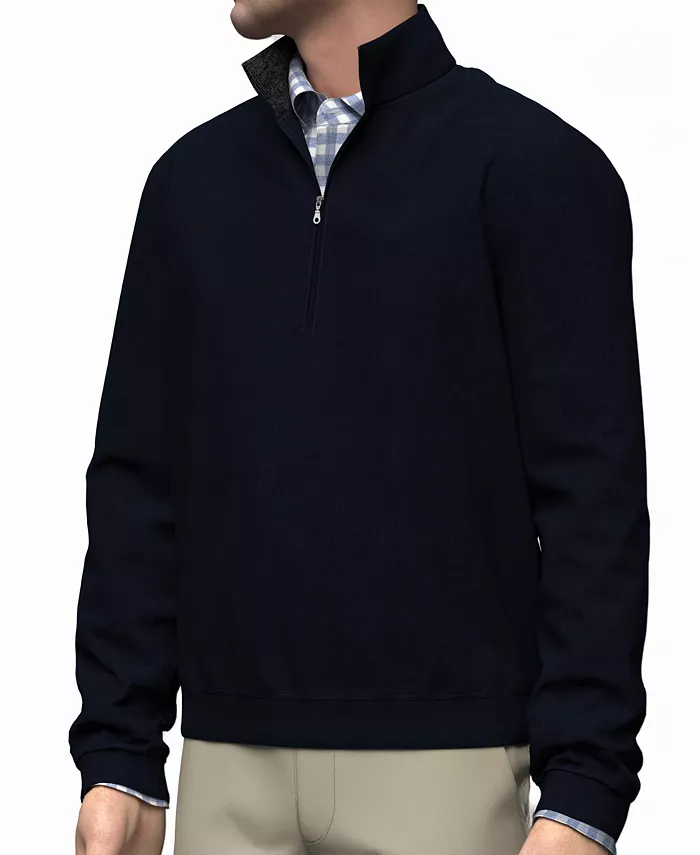 

Толстовка Men's Pima Interlock Zip Mock Scott Barber, синий
