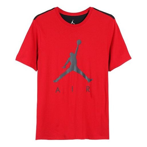 

Футболка Air Jordan Contrasting Colors Sports Short Sleeve T-Shirt Men's Red, красный