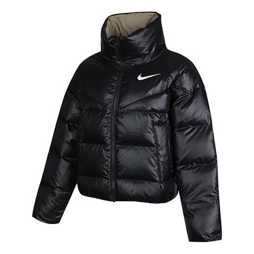 

Куртка (WMNS) Nike Nsw Down-fill Short Stand Collar Windproof Down Jacket Black, черный