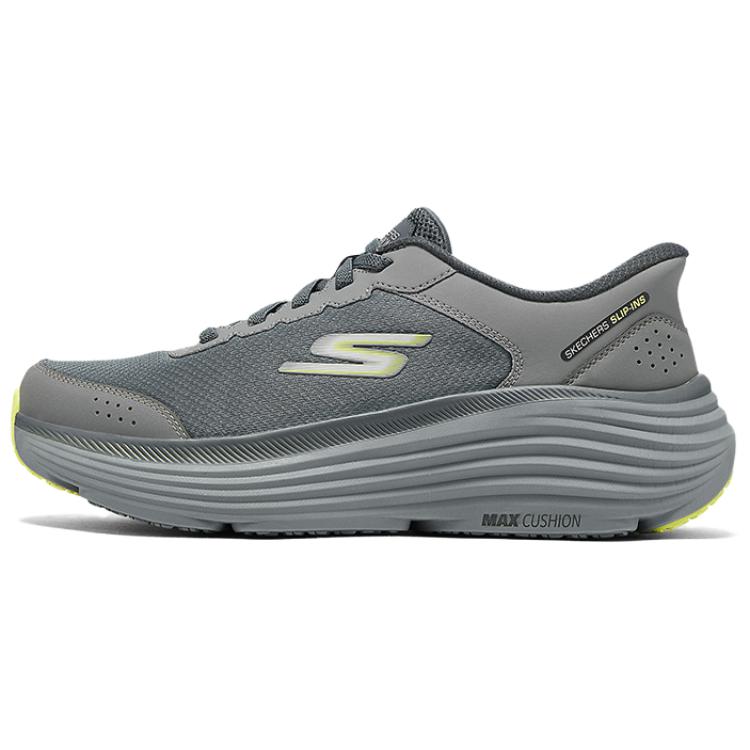 

Легкие дышащие кроссовки Slip Ins с низким верхом, мужские, серые Skechers, Gray