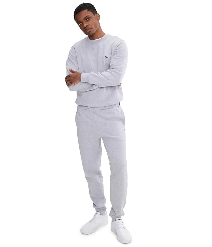 Свитшот из органического хлопка Classic Fit Fleece Lacoste, Grey — фото 2