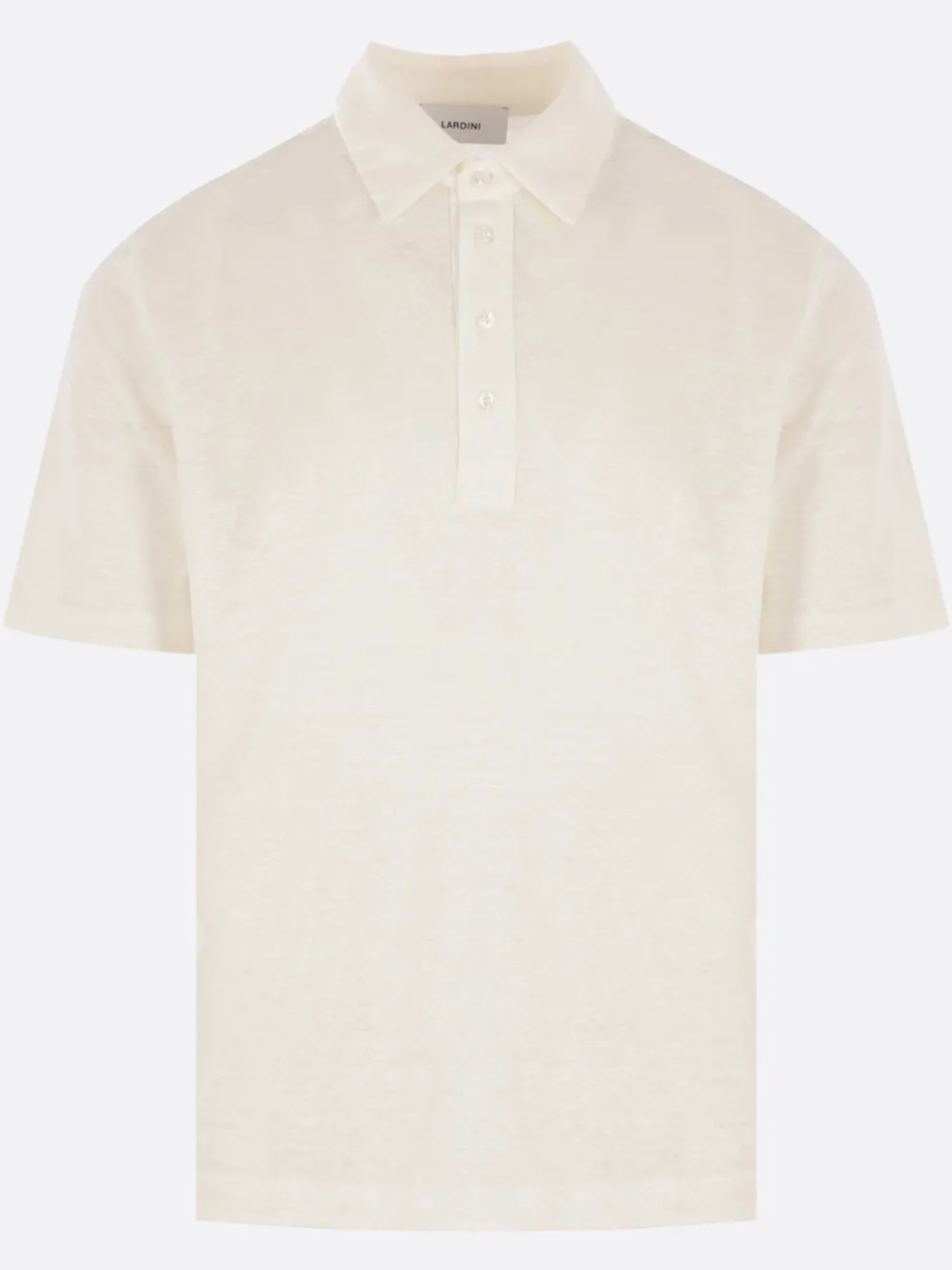 

Рубашка поло из льна Lardini, белый