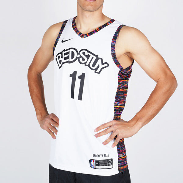 Майка Nike NBA City limited Jersey SW Fan Edition 2019-2020 Season Brooklyn Nets Kyrie Irving 11 White, белый — фото 3