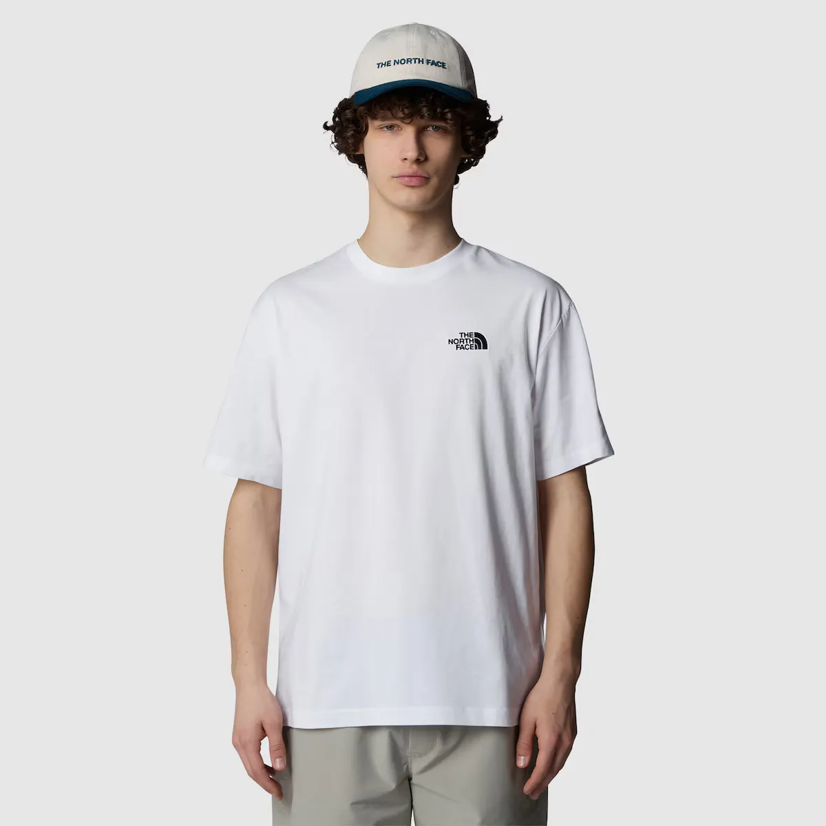 

Футболка мужская The North Face Simple Dome свободного кроя, белый