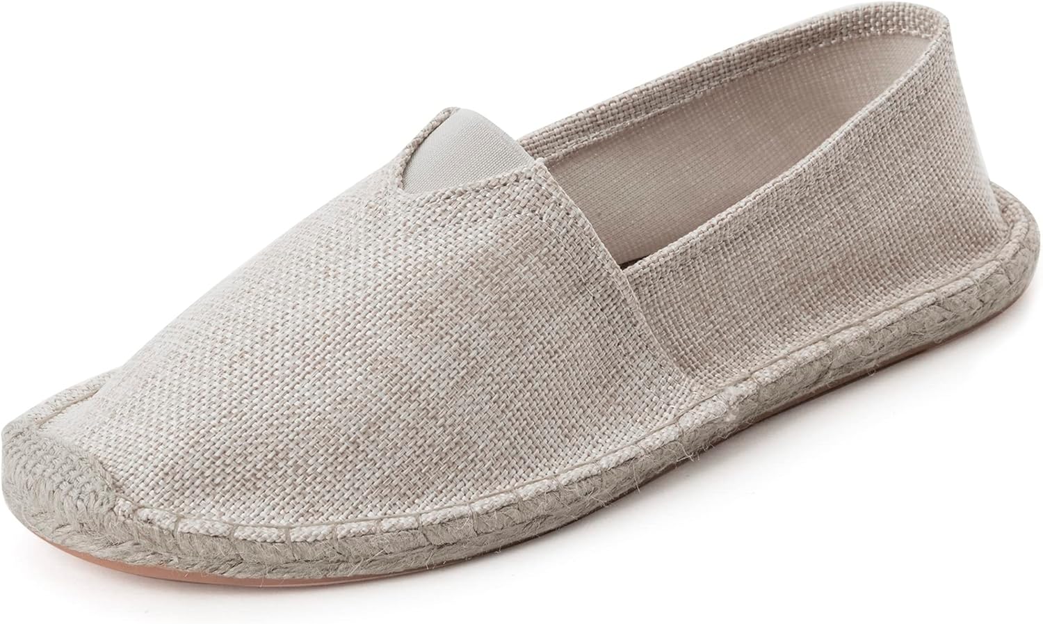 

Мужские эспадрильи на плоской подошве, повседневные классические слипоны из ткани Hyvekoka, белый