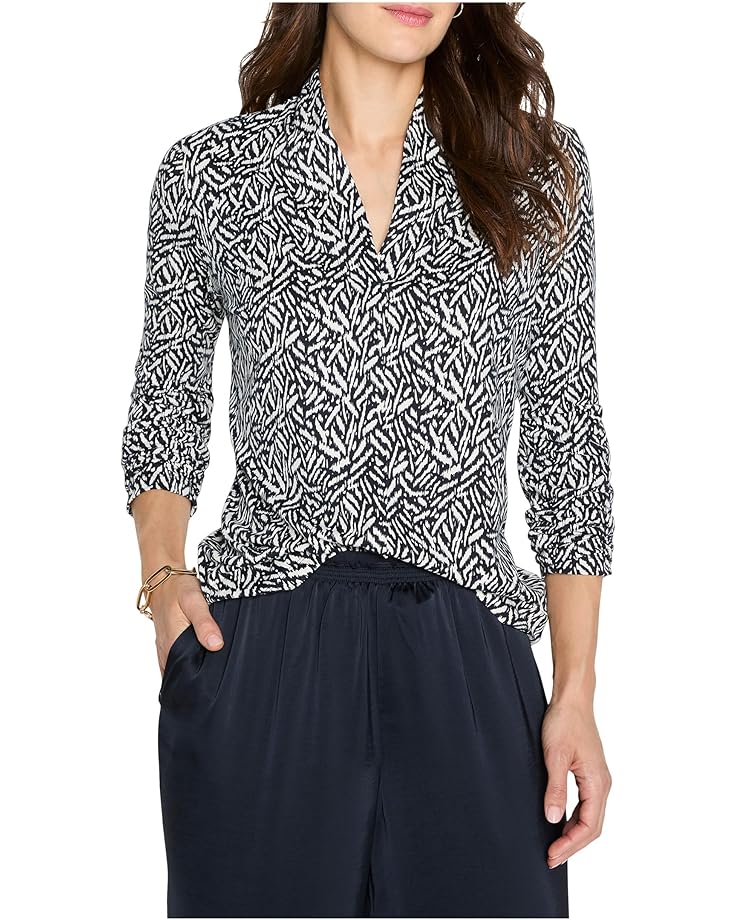 

Женский топ NIC+ZOE Geo Toss, Indigo Multi