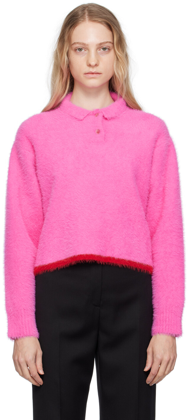 

Розовый Le Papier Le Polo Neve Polo Jacquemus