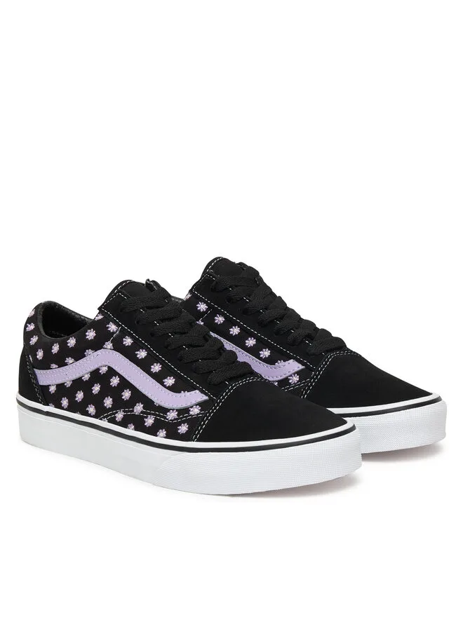 Vans Кроссовки Old Skool VN000ECUPRP1 из черной ткани — фото 2