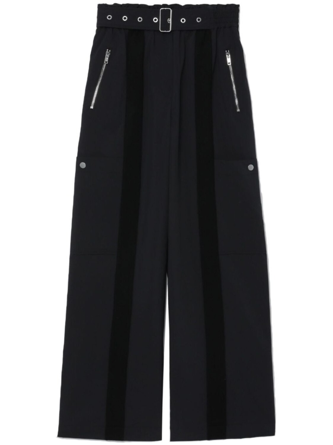 

3.1 Phillip Lim широкие брюки с завышенной талией, черный