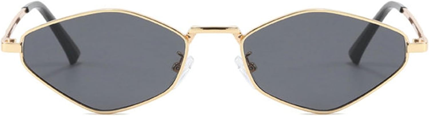 

Солнцезащитные очки Willochra Fashion Rhombus для женщин, ретро-очки черного цвета для мужчин, роскошные солнцезащитные очки неправильной формы с защитой от УФ-излучения UV400, C1