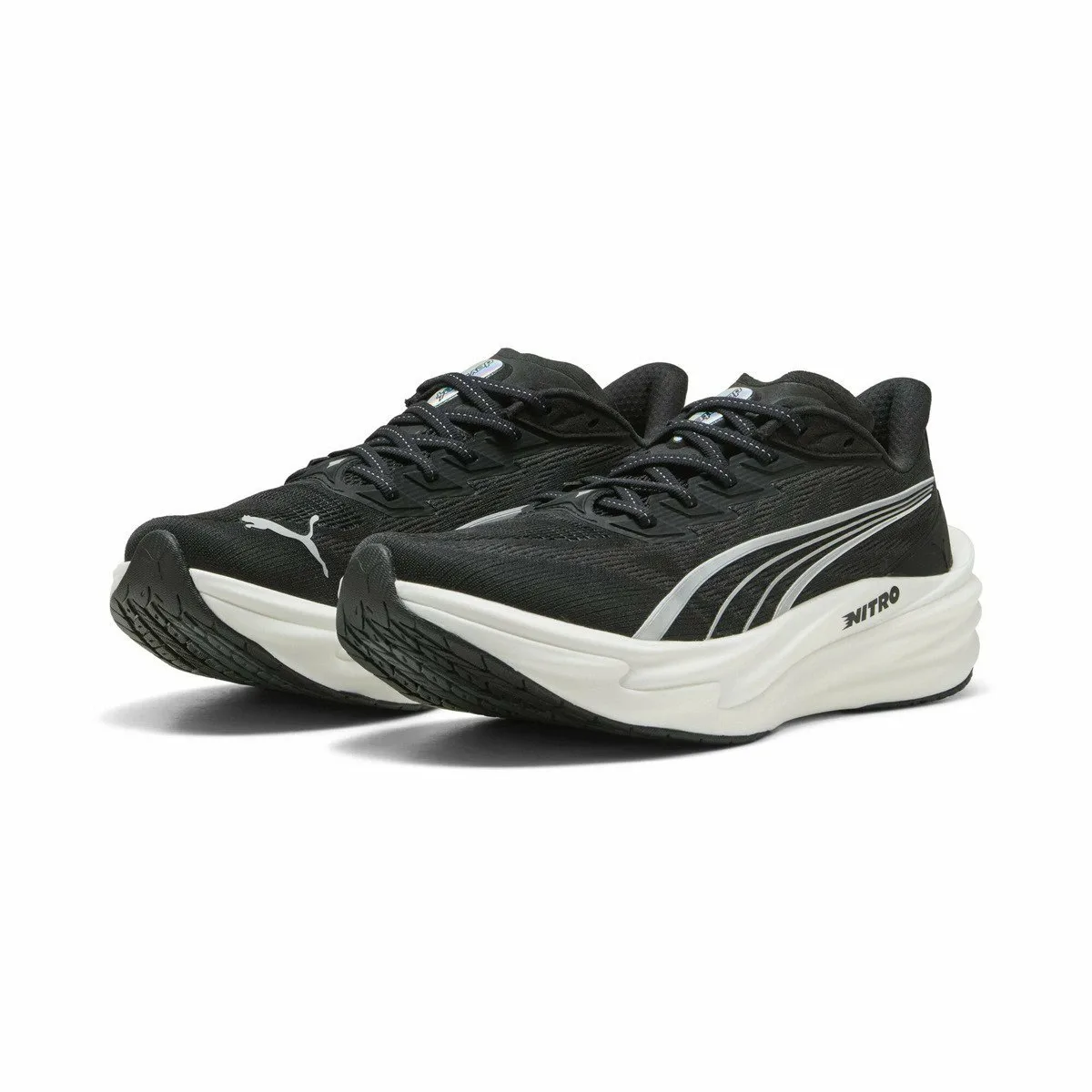 Мужские беговые кроссовки Deviate Nitro 4 PUMA, PUMA Black-PUMA — фото 2