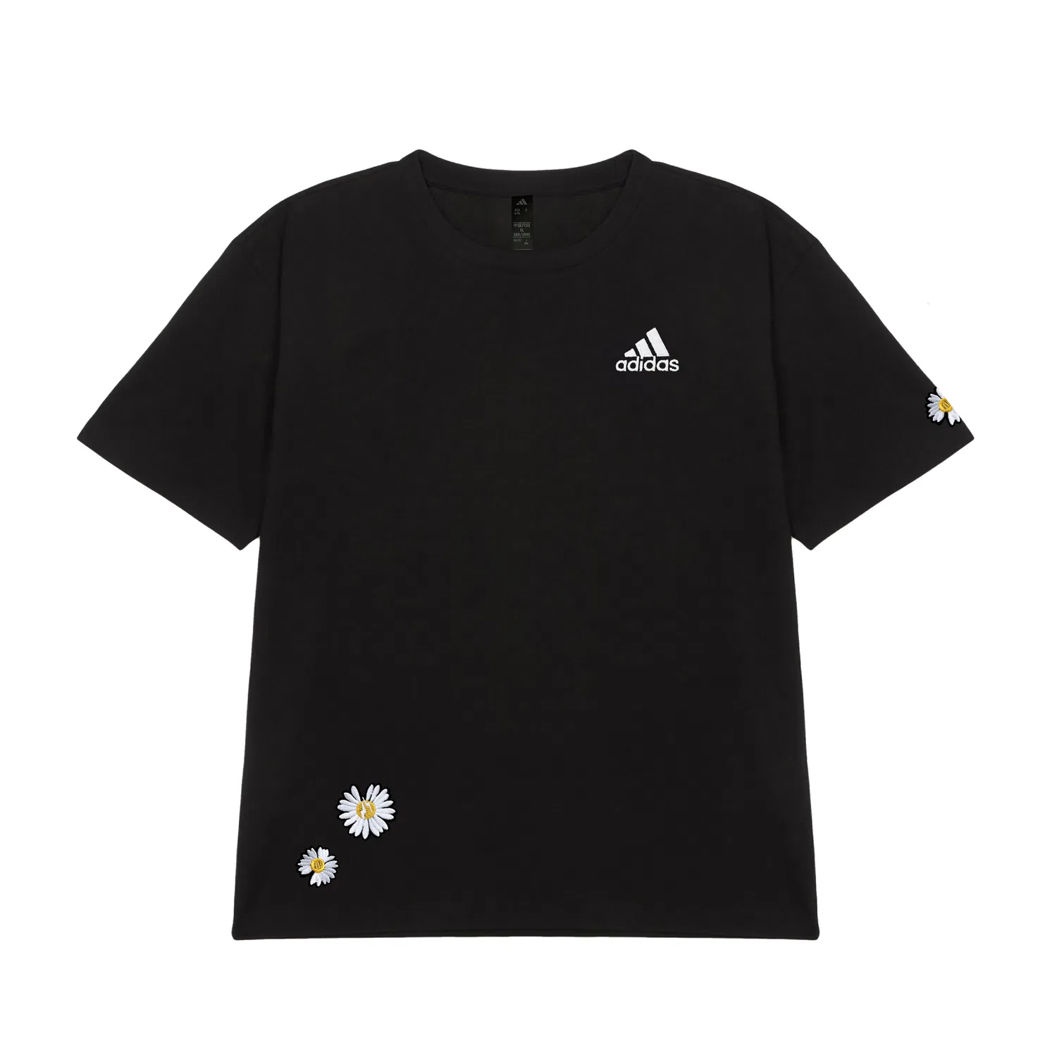 Футболка хлопковая Adidas Black