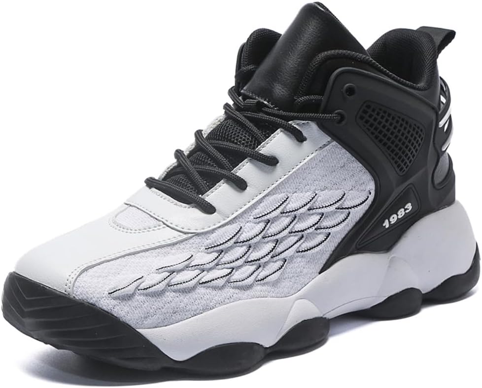 

Мужская обувь для баскетбола на открытом воздухе Rongduyan, повседневная обувь для ходьбы и занятий спортом, белый/черный