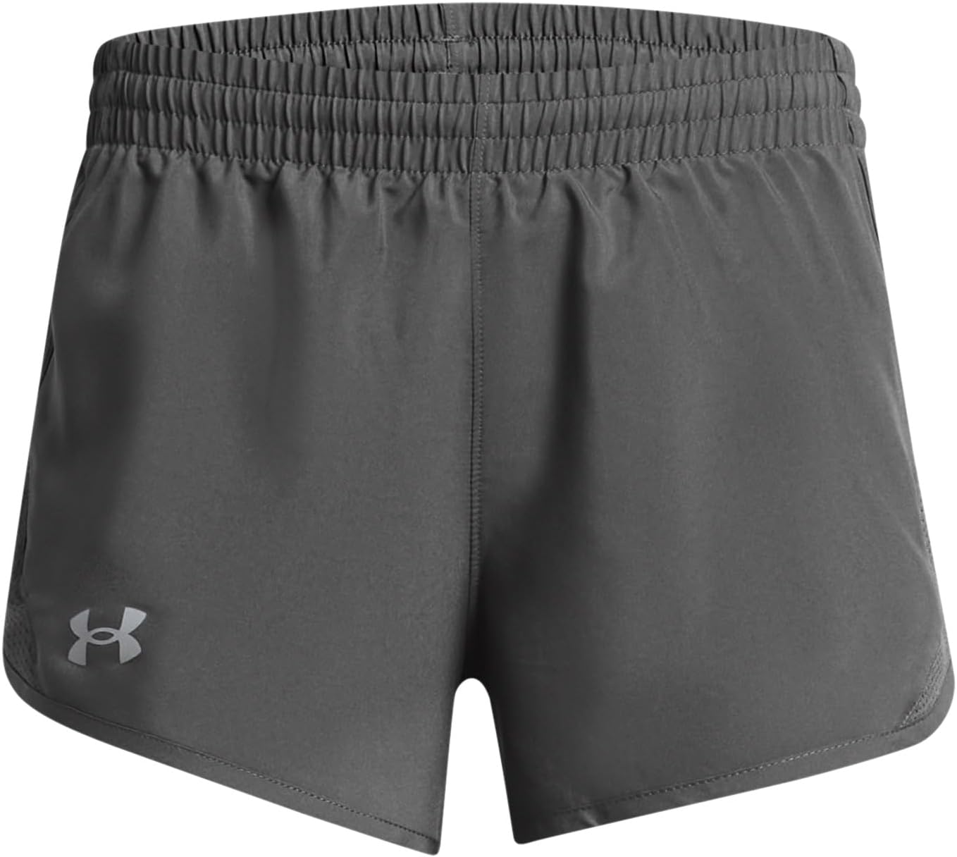 

Шорты Under Armour Under Armour Girls Fly By Athletic Shorts, цвет Castlerock/Castlerock/Reflective