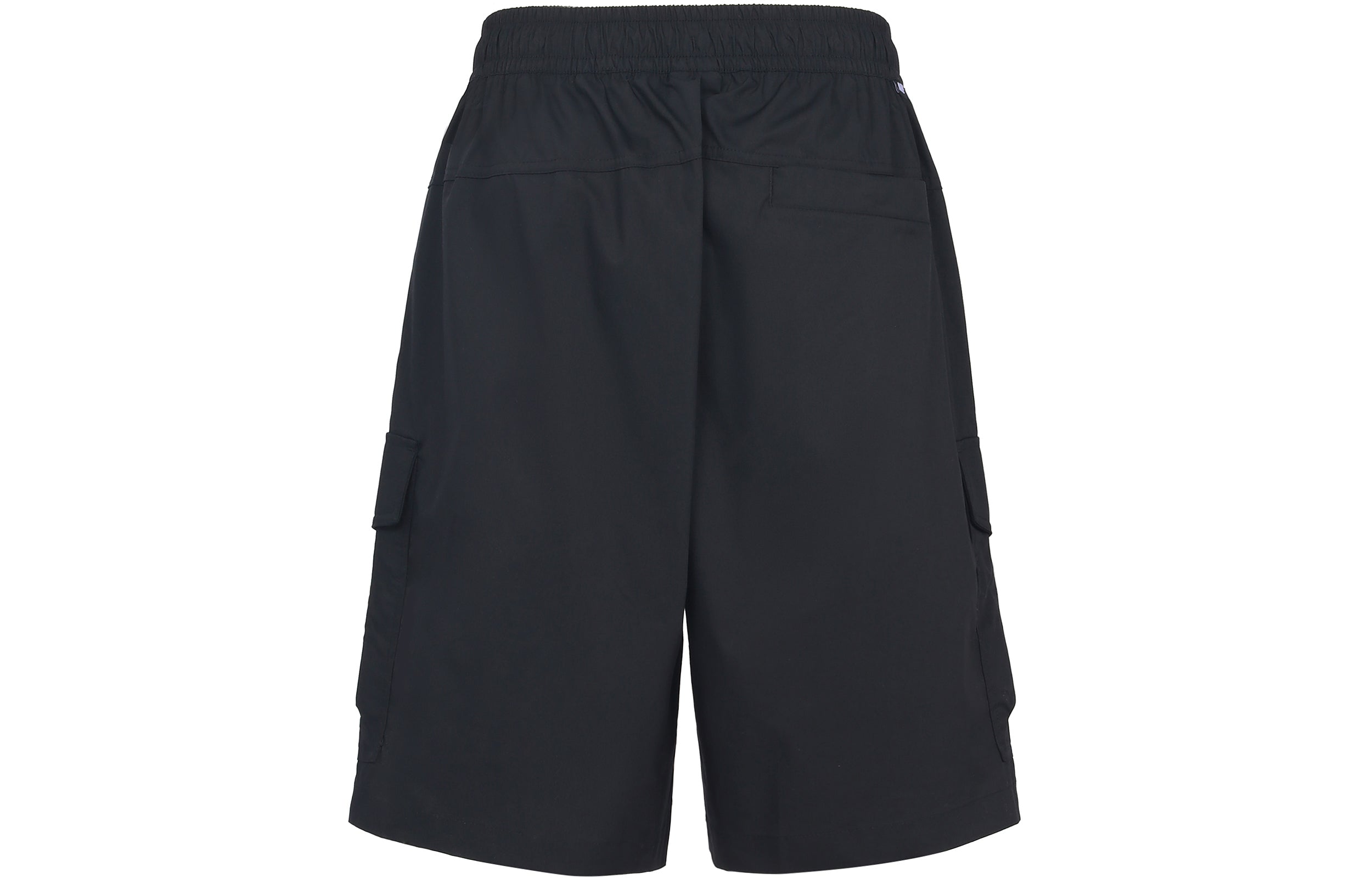 Шорты Nike Sportswear Sport Essentials Solid Color Logo Embroidered Big Pocket Straight Shorts Black DM6834-010, черный — фото 2