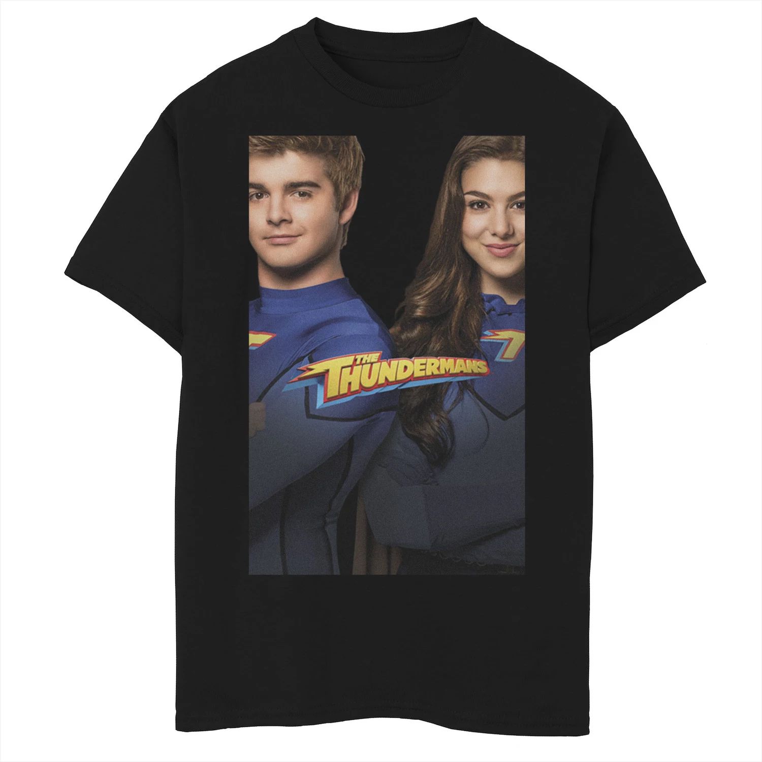 

Футболка с плакатом «Соперничество братьев и сестер» The Thundermans Super Power для мальчиков 8–20 лет Nickelodeon