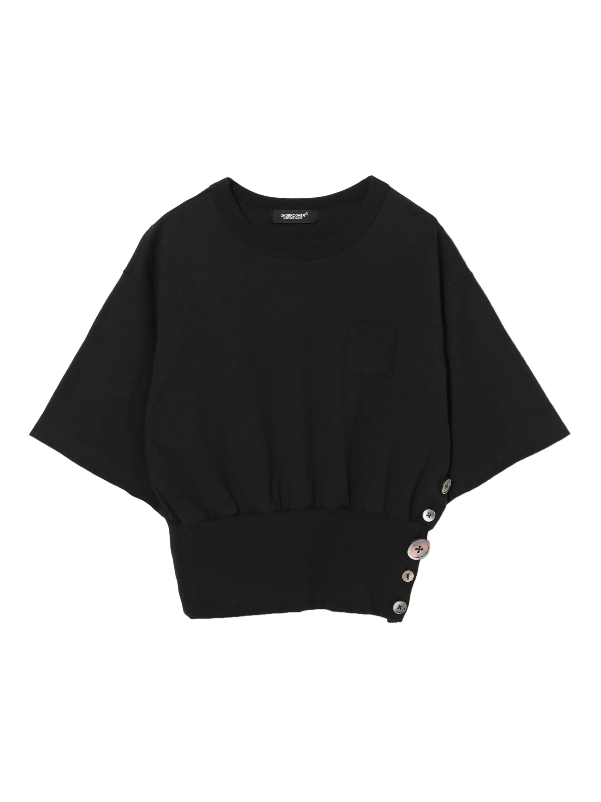 

Футболка с пуговицами Undercover, черный