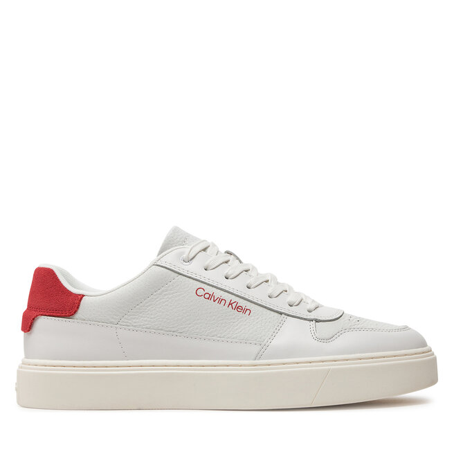 

Кроссовки Calvin Klein Low Top Lace Up Bskt HM0HM01254 White/Baked Apple 02U, белый