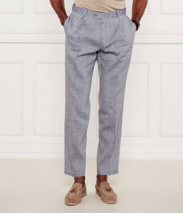 

Льняные брюки-чинос Silvi Shaped fit Windsor, синий