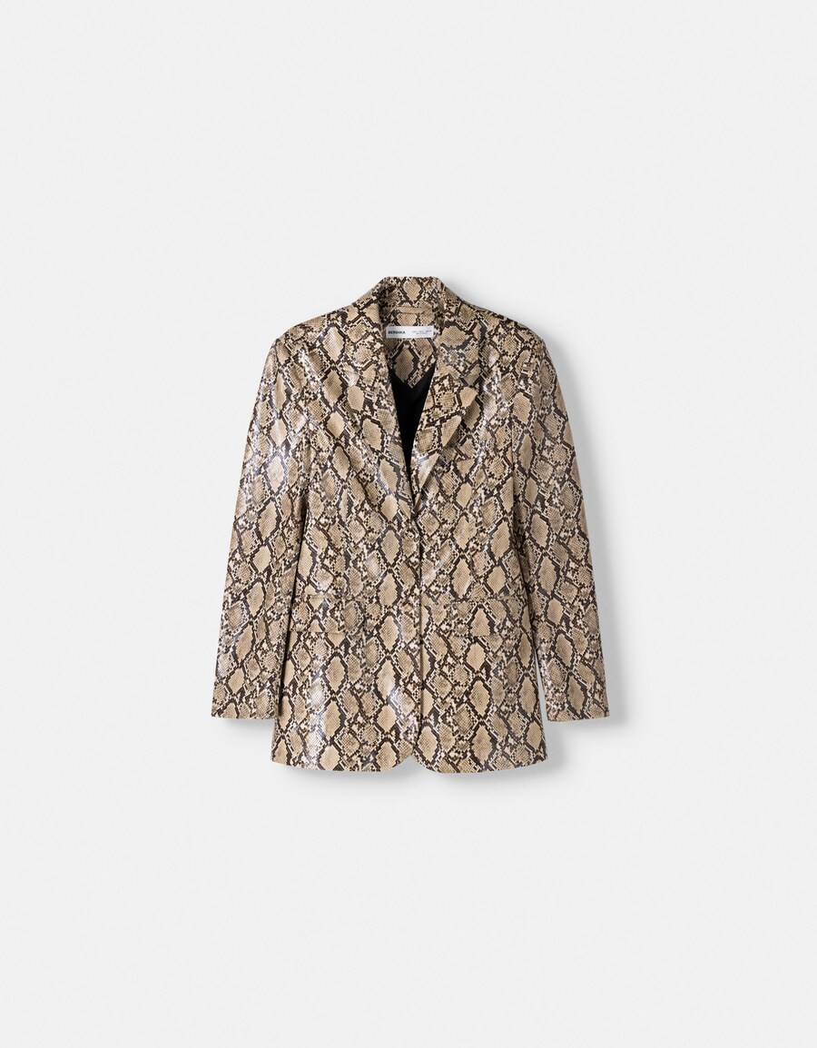 

Блейзер Bershka, цвет Kitt