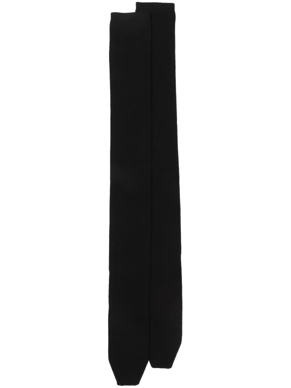 

Носки в рубчик Rick Owens, черный