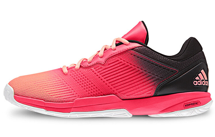 

Кроссовки для бадминтона женские низкие красные/черные Adidas