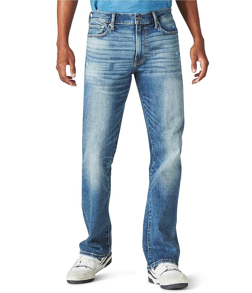

Джинсы свободного кроя Lucky Brand Glimmer Bootcut из денима, синий