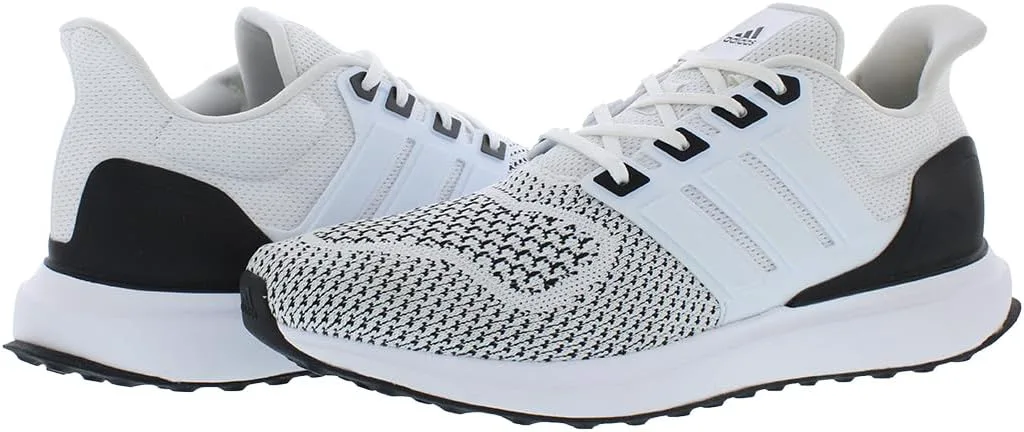 Мужские беговые кроссовки Adidas Ubounce Alphaskin, белый/черный — фото 3