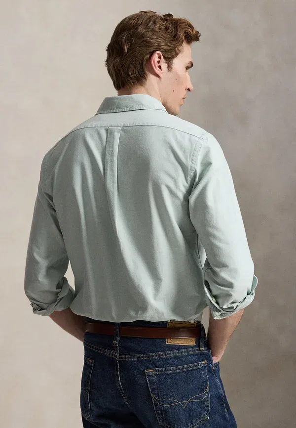 Рубашка оксфорд Polo Ralph Lauren, выцветшая мята — фото 3