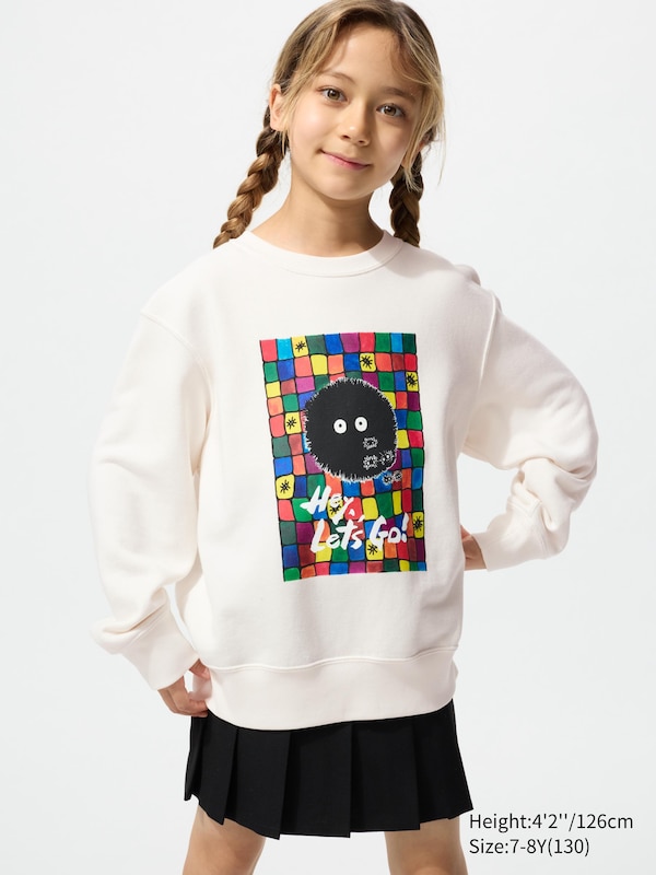 Свитшот UT с графикой Studio Ghibli Uniqlo, 01 off white — фото 2