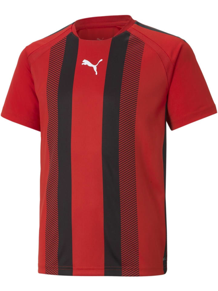 

Puma Спортивная футболка "TeamLIGA Striped Jersey Jr" красного цвета