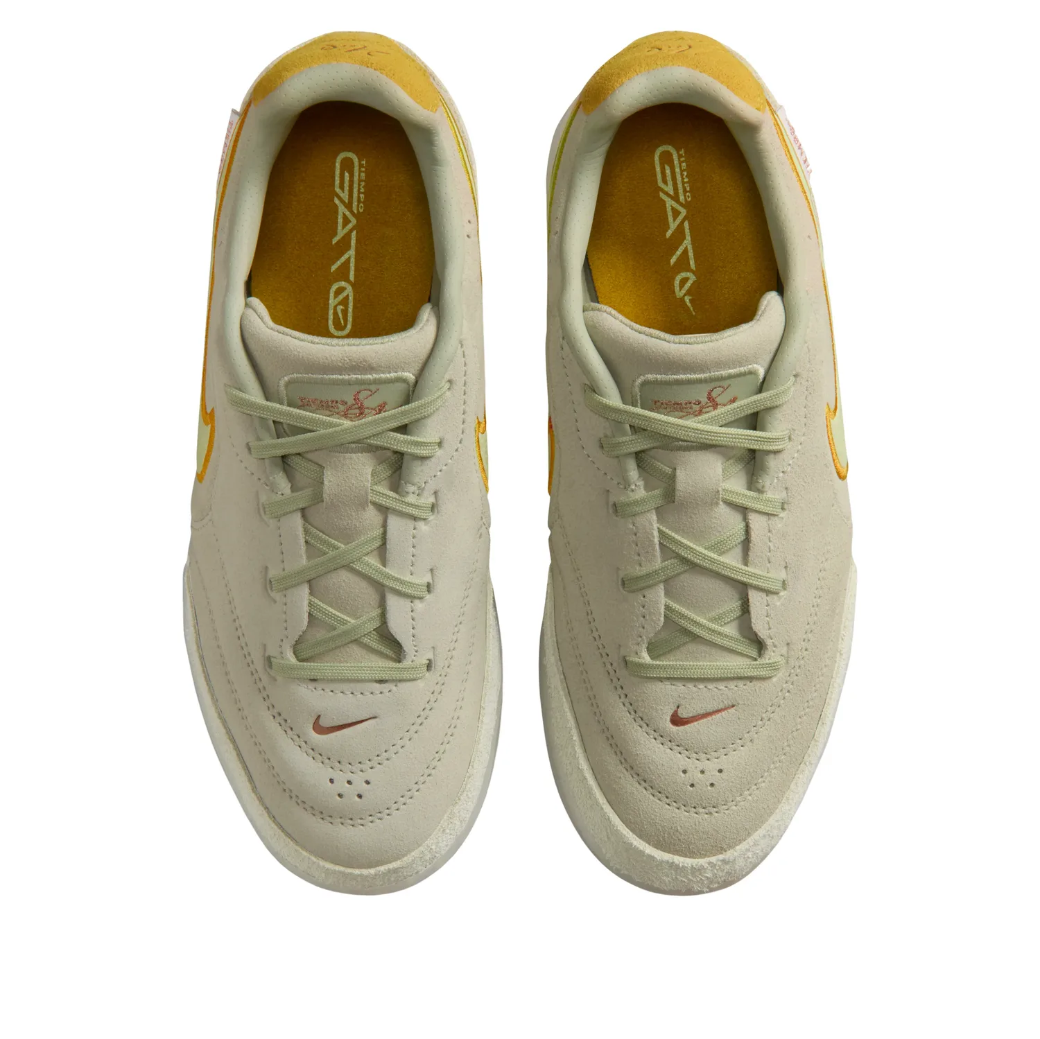 Кроссовки (GS) Nike Jr. Tiempo Streetgato LE 'Olive Aura Light Liquid Lime' — фото 2