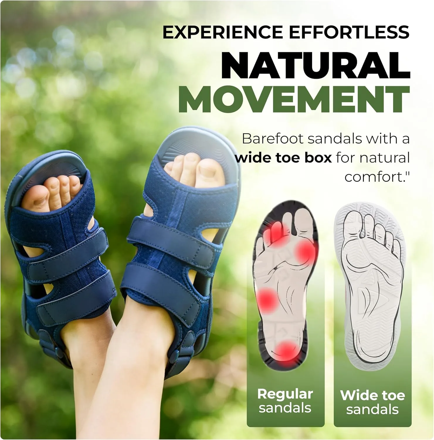 Сандалии Hike Footwear HF Baresandals IV - легкие, удобные сандалии для активной ходьбы в повседневной жизни, с нулевым перепадом высоты подошвы, обеспечивающие комфорт во всех технологиях дня, унисекс, черный — фото 2