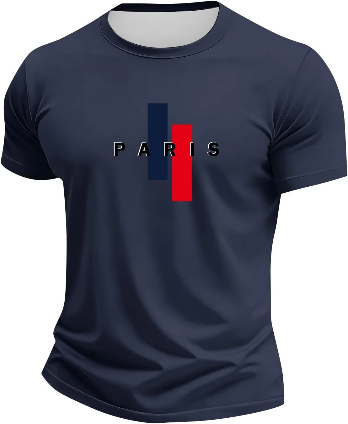 

Мужская футболка с круглым вырезом Wrinkle Free Casual lopmou