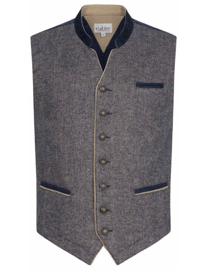 

Nübler Традиционный жилет Bert синего цвета