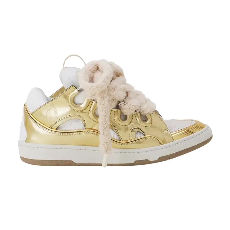 Кроссовки Lanvin Curb Metallic, золотистый