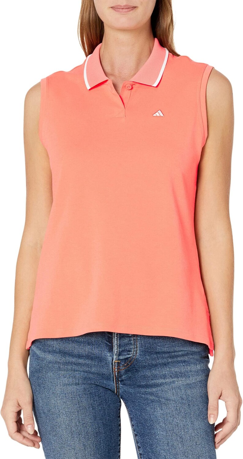 

Рубашка Adidas Go-To Pique Polo Shirt, цвет Coral Fusion